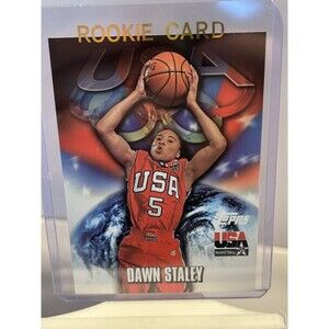 Dawn Staley USA Rookie Card 2000 Topps South Carolina Gamecocks Head Coach WNBA